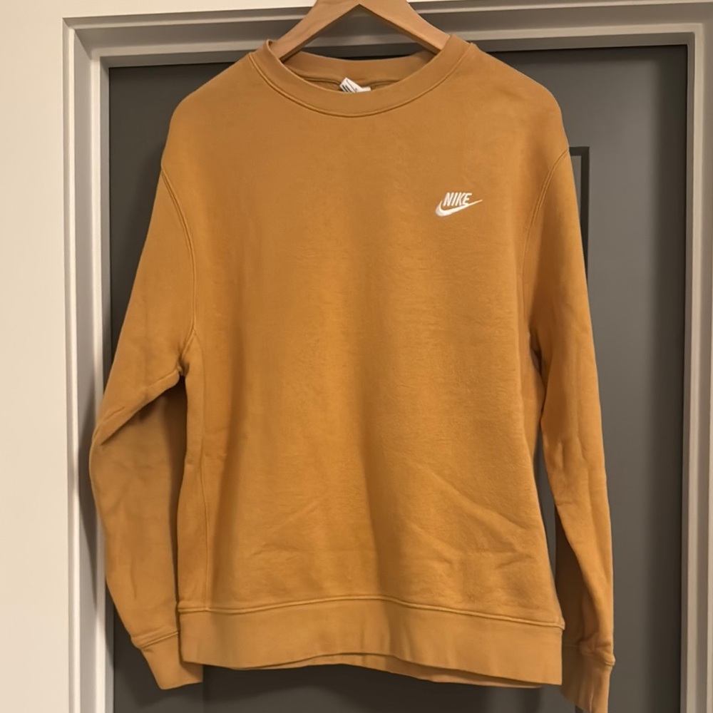 Nike Boy’s Mustard Crewneck Sweater